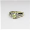 Image 4 : Brilliant Fancy Yellow and White Diamond Ring