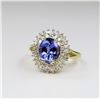 Image 1 : Elegant Tanzanite and Diamond Ring
