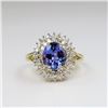 Image 2 : Elegant Tanzanite and Diamond Ring