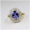 Image 3 : Elegant Tanzanite and Diamond Ring