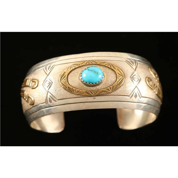 Indian Handmade Sterling Silver Cuff