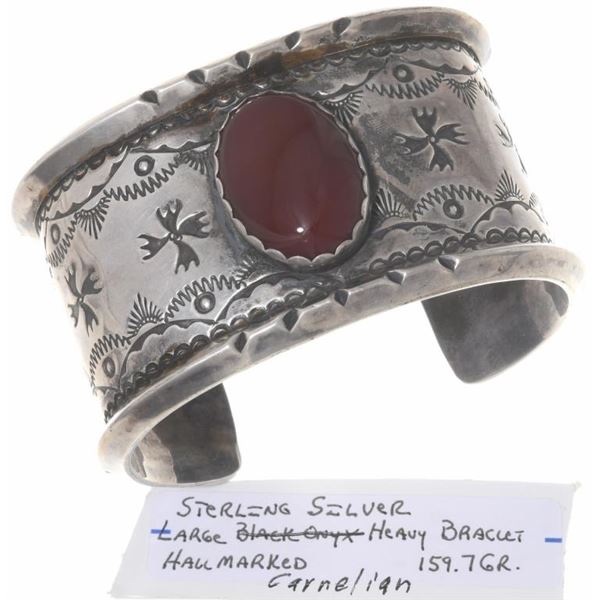 Navajo Carnelian Cuff