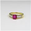 Image 2 : Extra Fine Natural Ruby and Diamond Ring