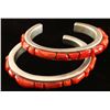 Image 3 : Lot of 2 Mediterranean Coral Cuffs