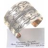 Navajo Stamped Sterling Silver Cuff