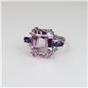 Image 2 : Dramatic Kunzite, Diamond and Amethyst