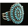 Image 2 : Zuni Turquoise Cluster Bracelet