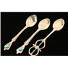 Image 2 : Lot of 3 Sterling Silver Spoons