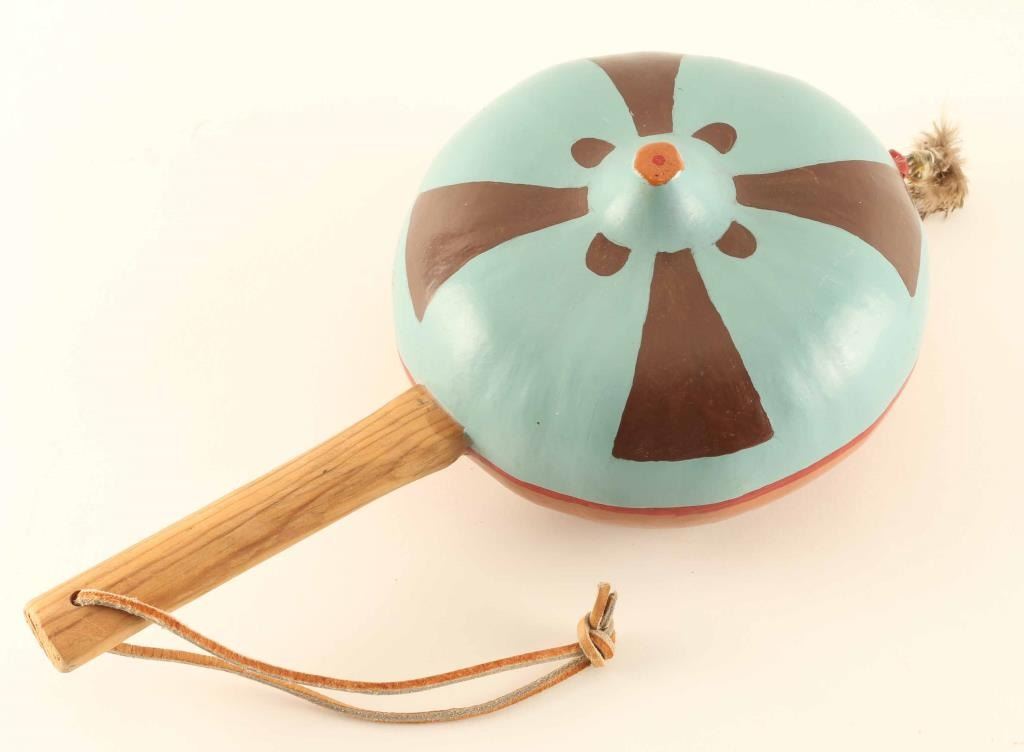 Painted Hopi Rattle