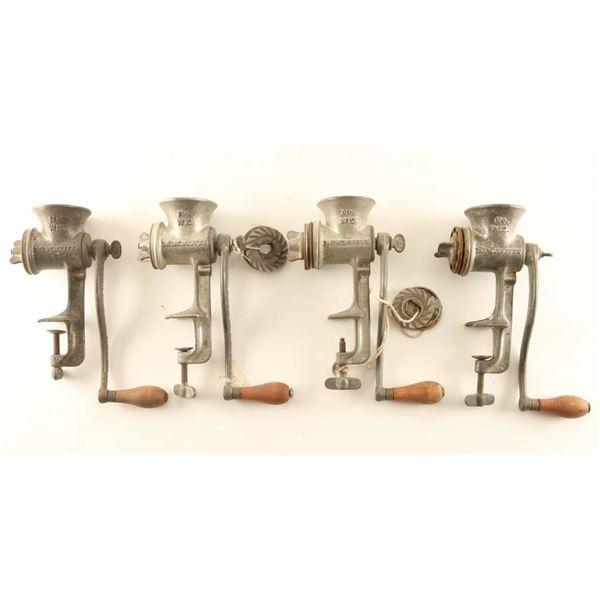 Lot of (4) Winchester Food Grinders