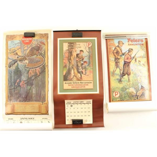 Lot of (3) Calendars