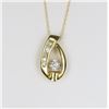 Image 1 : Contemporary Style Diamond Pendant