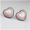 Image 1 : Lovely Mother of Pearl, Pink Sapphire