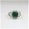 Image 2 : Gorgeous Emerald and Diamond Ring