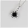 Image 2 : Elegant 18 karat Black and White Diamond