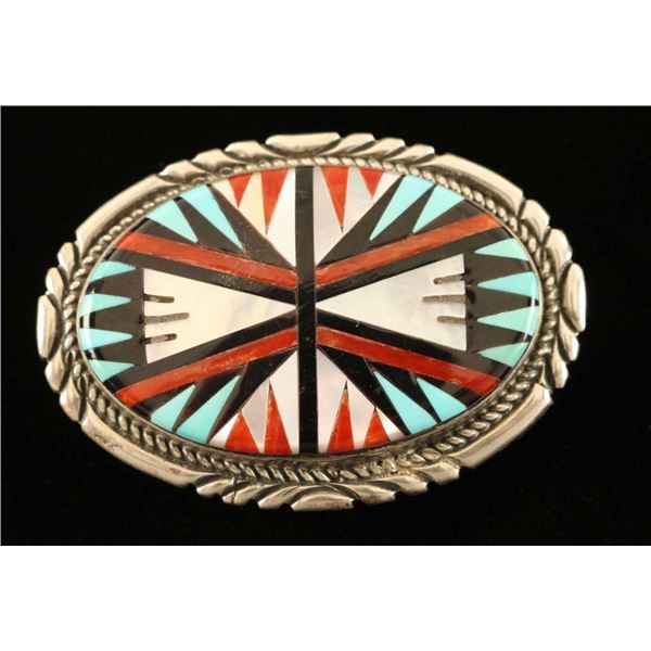 Petite Zuni Inlaid Buckle