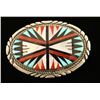 Image 1 : Petite Zuni Inlaid Buckle