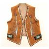 Image 1 : Beautiful Beaded Buckskin Vest