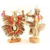 Image 2 : Lot of 2 Carved Kachina Dolls
