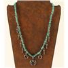 Image 1 : Turquoise Heishi Beaded Necklace