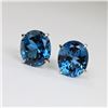 Image 1 : Beautiful London Blue Topaz Earrings