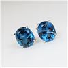 Image 3 : Beautiful London Blue Topaz Earrings