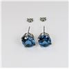 Image 4 : Beautiful London Blue Topaz Earrings