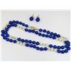 Image 2 : Colorful Combination of Pearls with Lapis
