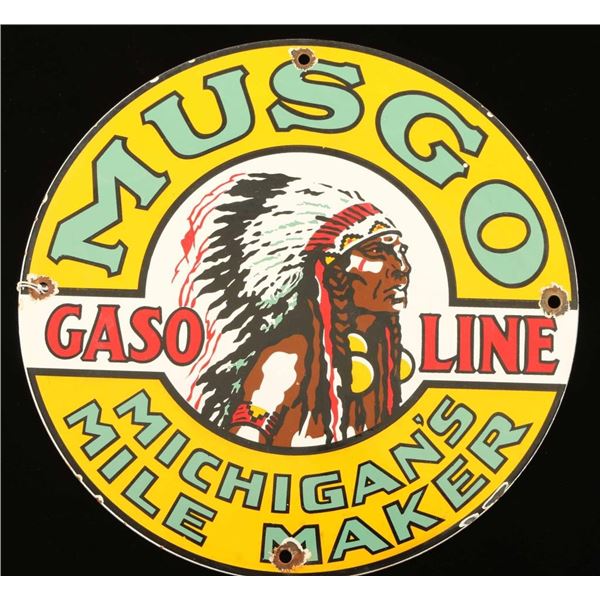 Vintage Gasoline Sign