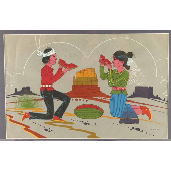 Original Tempera on Paper