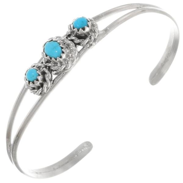 Navajo Mother and Baby Bracelets