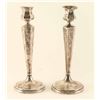 Image 1 : Lot of (2) Sterling Silver Candle Holders
