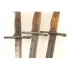 Image 2 : Lot of 3 Arisaka Bayonets