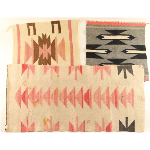 Lot of 3 Small Navajo Rugs