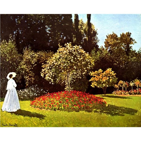 Claude Monet - Woman in the Garden