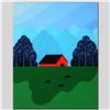 Image 1 : "New England Barn" Limited Edition Giclee on Canvas by Larissa Holt, Numbered an