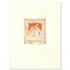 Image 1 : "Romance" Limited Edition Lithograph by Edna Hibel (1917-2014), Numbered and Han