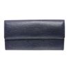 Image 1 : Louis Vuitton Blue Epi Leather Sarah Long Wallet