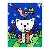 Image 1 : Romero Britto "Pals" Hand Signed Limited Edition Giclee on Canvas; Authenticated