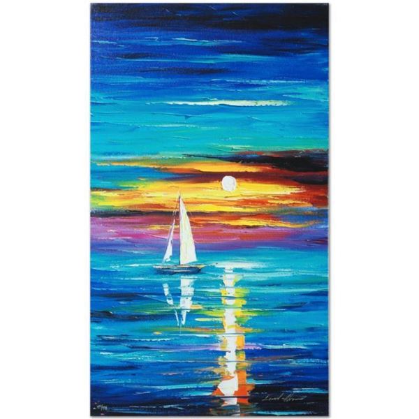 Leonid Afremov (1955-2019) "Reflection" Limited Edition Giclee on Canvas, Number