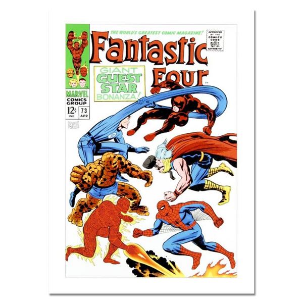 Marvel Comics, "Fantastic Four #73" Numbered Limited Edition Canvas by Jack Kirb