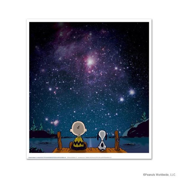 Peanuts, "Stars" Hand Numbered Limited Edition Fine Art Print with Certificate o