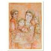 Image 1 : "Portrait of a Family" Limited Edition Lithograph by Edna Hibel (1917-2014), Num