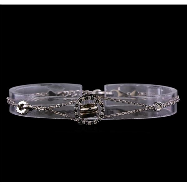 0.44 ctw Diamond Bracelet - 14KT White Gold