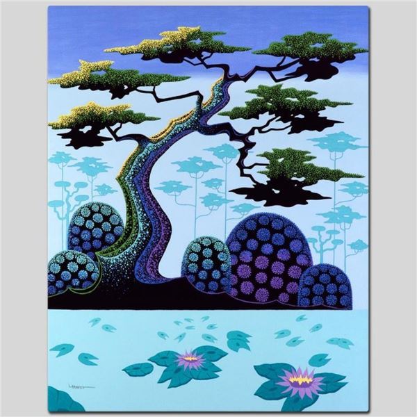 "Lotus by Moonlight" Limited Edition Giclee on Canvas by Larissa Holt, Numbered