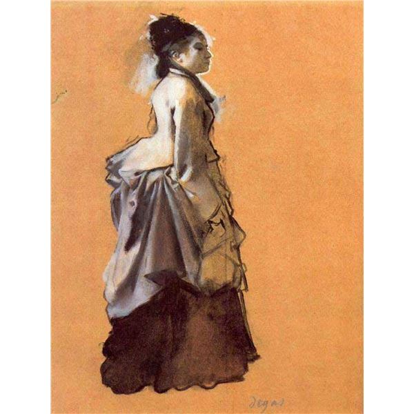 Edgar Degas - Young Lady In The Road Costume