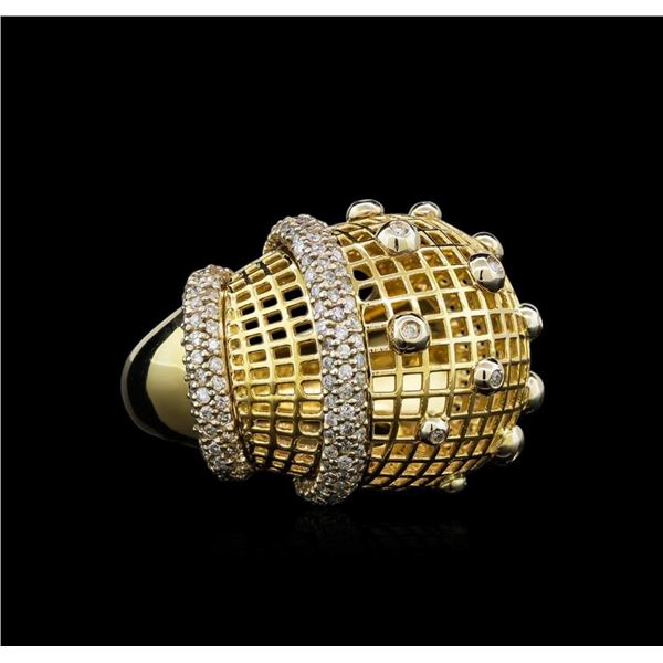 14KT Yellow Gold 0.98 ctw Diamond Ring