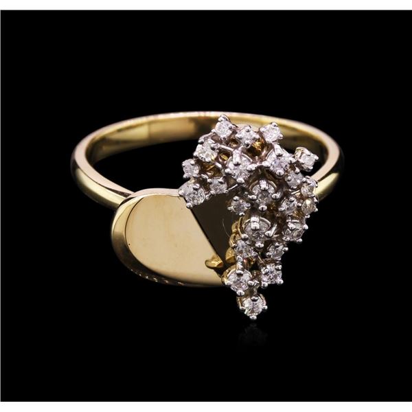 0.30 ctw Diamond Ring - 14KT Yellow Gold