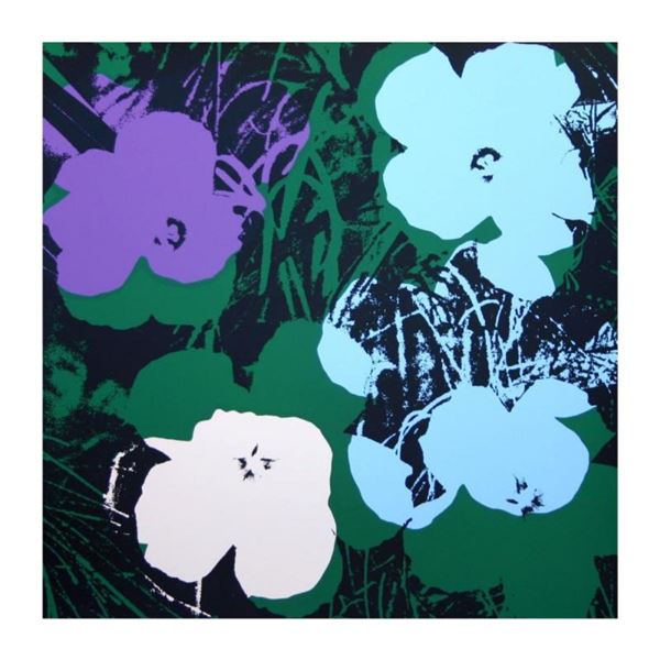 Andy Warhol  Flowers 11.64  Silk Screen Print from Sunday B Morning.