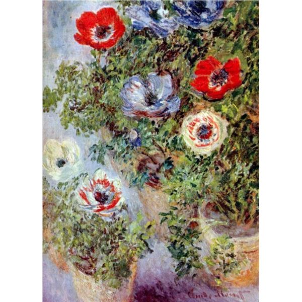 Claude Monet - Still Life with Anemones